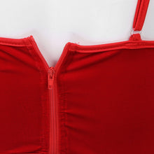 Load image into Gallery viewer, Women Christmas Costume Tank Tops Vest Flannel Underwired Bra Corset Sexy Bustier Camis Crop Tops Xmas Party Rave Dress Up