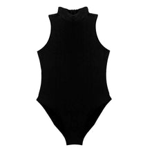Load image into Gallery viewer, Women Clothes Sexy Smooth Stretchy Ballet Leotard Adult High Neck Gymnastic Leotard One-Piece Swimsuit Fitted Ballerina Bodysuit