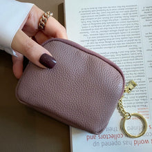 Load image into Gallery viewer, Women Clutch Coin Purse Fashion Simple Genuine Leather Short Wallet Card Holder Organizer Bags Mini Zipper Cute Money Bags