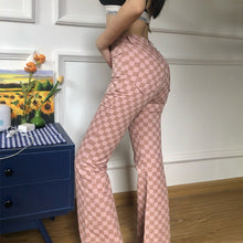 Load image into Gallery viewer, Women Denim Jacket Spring Autumn Short Coat Pink Checkerboard Jean Jackets Casual Top Outerwear Fashion Winter Jacket Women