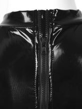Load image into Gallery viewer, Women Erotic Body Suit Sexy Cupless Zipper Teddy Lingerie Leotard Femme Black Wetlook Leather Latex Catsuit Women Porno Costume