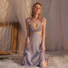 Load image into Gallery viewer, Women Evening Dress Long Robe Sexy Sleepwear Lace Night Dress See Through Victorian Nightgown Camisole Sleep Tops Lingerie 2023