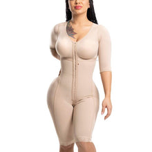 Load image into Gallery viewer, Women Faja Full Body Shapewear With Sleeves Bra High Compression Colombianas Shaping Belt Kim Kardashian Skim Abdomen Corset
