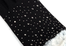 Load image into Gallery viewer, Women Full Finger Gloves Faux Fur Thicken Winter Warm Touch Screen Mittens Female Sequin Cashmere Gloves Hand Warmer Outdoor