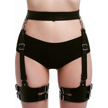 Load image into Gallery viewer, Women Garters Belt Lingerie Bondage Harness Sexy Underwear Body Pastel Erotic Fetish Goth Suspenders Crop Stockings