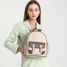 Load image into Gallery viewer, Women Genuine Leather Backpack Purse Female Shoulder Bag Fahion Travel Backpack Casual School College Book Bag For Girls