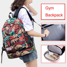 Load image into Gallery viewer, Women Gym Backpack Dry Wet Fitness Bag Travel Rucksack Waterproof Mujer Sac De Sport Gymtas Swimming Bag Training Bags XA850WA