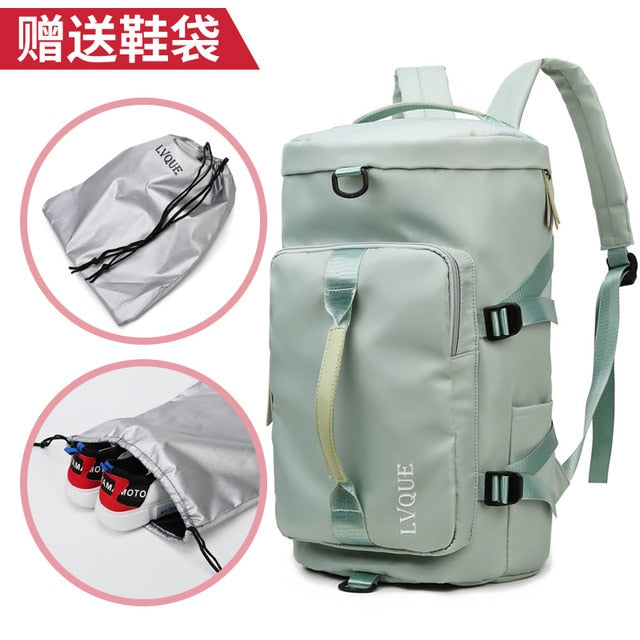 Women Gym Bag Backpack Fitness Bags for Shoes Outdoor Shoulder Gymtas Tas Sac De Sport Mochila 2020 Student Sportbag XA891WA