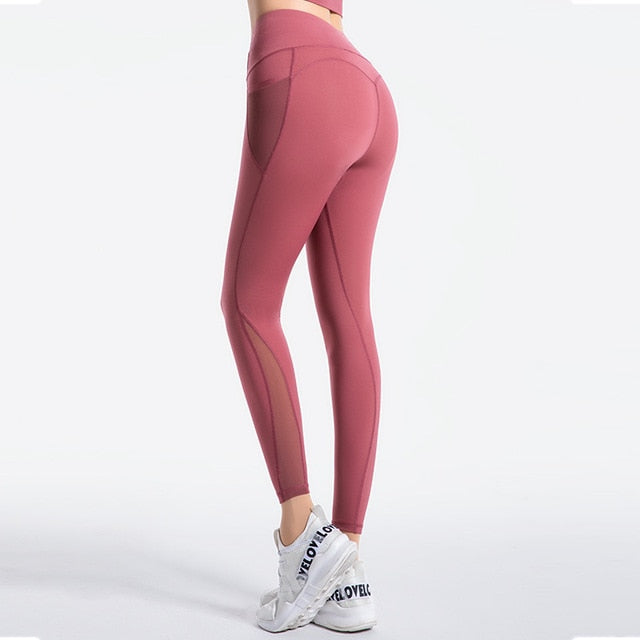 Women Gym Seamless leggings Blue Butt high Waist leggings Sport fitness athletic Booty leggings Fitness 2020 vital yoga pants
