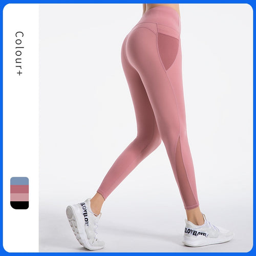 Women Gym Seamless leggings Blue Butt high Waist leggings Sport fitness athletic Booty leggings Fitness 2020 vital yoga pants