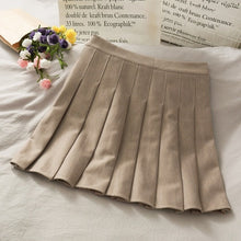 Load image into Gallery viewer, Women Harajuku Preppy Style Sweet Kawaii Pleated Plaid Skirt Summer Korean High Waist Mini A-Line Jk Uniform Skirts Female