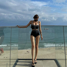 Load image into Gallery viewer, Women High Waist Bikini Set Push Up Swimwear Straps Biquinis Women Two Pieces Swimsuit Sexy Bathing Suit 2022 new