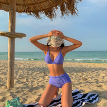 Load image into Gallery viewer, Women High Waisted Bikini Set Tummy Control Swimwear Sexy Biquinis Women Two Pieces Swimsuit Push Up Bathing Suit Beach wear