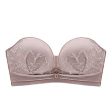 Load image into Gallery viewer, Women Invisible Bra Seamless Sexy Push Up Strapless Bra Lingerie Non-slip Wire Free Bralette Top bh Comfort 1/2 Cup Underwear