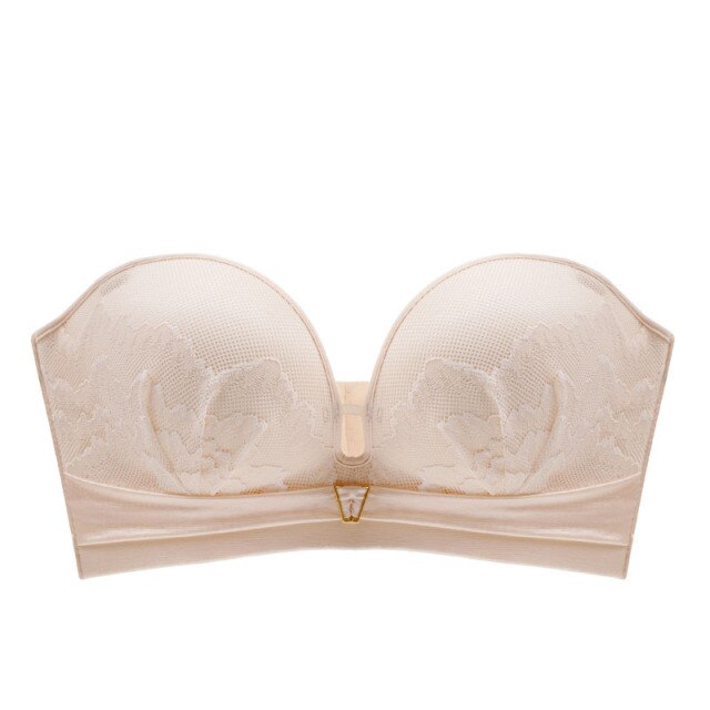 Women Invisible Bra Seamless Sexy Push Up Strapless Bra Lingerie Non-slip Wire Free Bralette Top bh Comfort 1/2 Cup Underwear