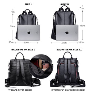 Women Leather Backpack Cowhide Genuine Leather Knapsack Colleague Girls Student School Bag  Lady Travel Packsack Shoulder Bags
