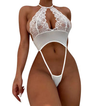 Load image into Gallery viewer, Women Lingerie Sexy Bodysuit Lace Deep V Teddy Babydoll See-through Sleepwear Hot Exotic Intimate Underwear Lenceria