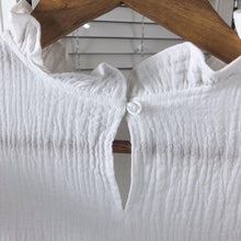 Load image into Gallery viewer, Women Loose Mini Short Dresses Sweet Ruffle Sleeve Stand Collar Dress 2021 Spring Summer New Fashion Casual Solid Color Dress