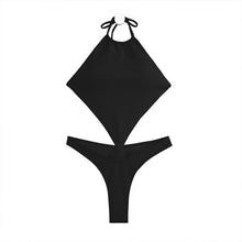 Load image into Gallery viewer, Women Low Waisted Triangle Bikini Set Swimwear Summer Halter Biquinis Padded Two Pieces Swimsuit Sexy Bathing Suit Korea Style