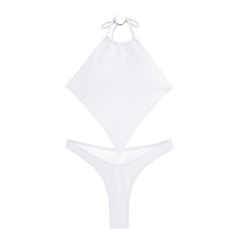 Load image into Gallery viewer, Women Low Waisted Triangle Bikini Set Swimwear Summer Halter Biquinis Padded Two Pieces Swimsuit Sexy Bathing Suit Korea Style