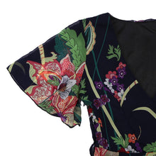 Load image into Gallery viewer, Women Mini Boho Floral Dress Summer Beach Short Sleeve V neck Evening Party bohemian beach dress 2018 High Waist Summer style