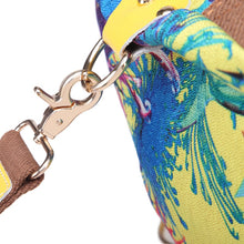 Load image into Gallery viewer, Women Multifunctional Genuine Leather Backpack Travel Casual Canvas Backpack Floral Rucksack Large School Bag For Teen Mochila