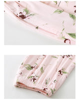 Load image into Gallery viewer, Women Nightwear Loose Home Wear Summer New 2PCS Shirt&amp;Pants Home Clothes Female Flower Pajamas Set Cotton Modal Sleepwear M-XXXL