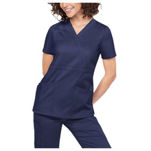 Load image into Gallery viewer, Women Nurse Uniform Short Sleeve V-neck Tops Summer Plus Size Ladies T-shirt Care Workers Tunic Clinic 2023 New Blouse Clothing
