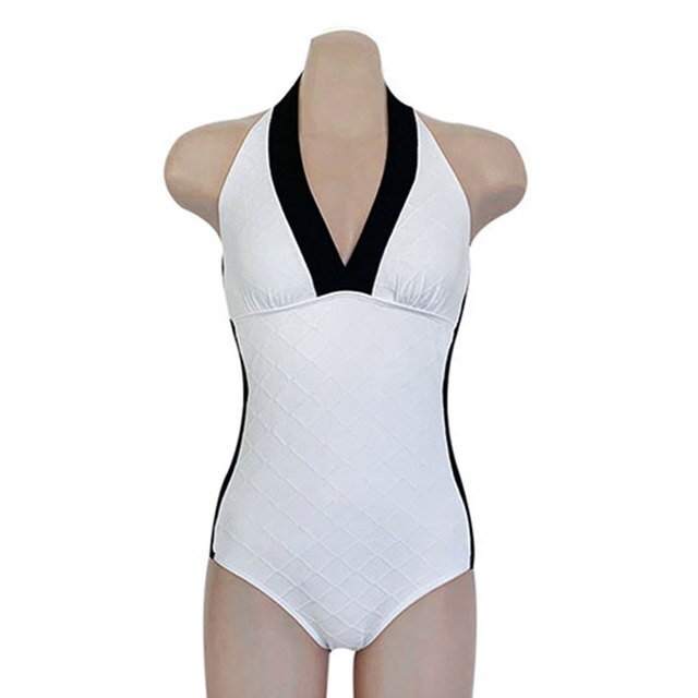 Women One Piece Swimwear Backless Swimsuit Halter Summer Bathing Suit sexy Monokini Padded Beachwear Korea Style