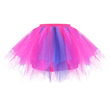 Load image into Gallery viewer, Women Princess Midi Fairy Tulle Skirt Ballet Dance Tutu Fluffy Skirts Womens Lolita Petticoat Femme Party Puffy Skirts Adult