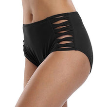 Load image into Gallery viewer, Women Sexy Bikini Lady Push Up Beach Swimsuit High Waist Hollow Out Bottoms S-2XL Black Wolf Swim Shorts Wholesale DropShipping