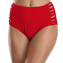Load image into Gallery viewer, Women Sexy Bikini Lady Push Up Beach Swimsuit High Waist Hollow Out Bottoms S-2XL Black Wolf Swim Shorts Wholesale DropShipping