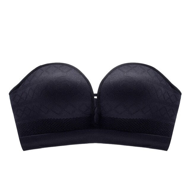 Women Sexy Bra Seamless Push Up Strapless Invisible Bra Lingerie Non-slip Wire Free Bralette Top bh Comfort 3/4 Cup Underwear