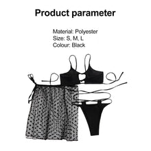 Load image into Gallery viewer, Women Sexy Hollow Push-Up Bra Underwear Split Swimsuit Bikini Set Beach Swimwear two piece bikini swimsuit for women купальник