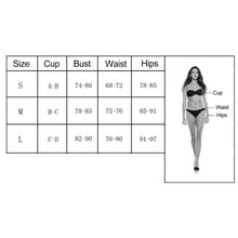 Load image into Gallery viewer, Women Sexy Hollow Push-Up Bra Underwear Split Swimsuit Bikini Set Beach Swimwear two piece bikini swimsuit for women купальник