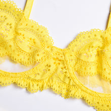 Load image into Gallery viewer, Women Sexy Lingerie Sets Mesh Hollow Out Underwear Push Up Bras Sex Panties Transparent Temptation Porn Sensual Erotic Costumes