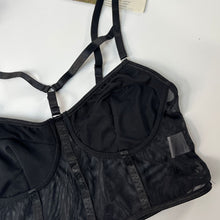 Load image into Gallery viewer, Women Sexy Mesh Camis Tops Bras Black Backless Sex Bralette Crop Top Camisole Party Clubwear Corset Lingerie Tank Bandage Solid