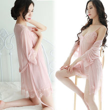 Load image into Gallery viewer, Women Sexy Nightgown Sleepwear Pyjamas Sexy Set Nightdress Nightwear Sexy Woman Nightie Bathrobe Female Nightdress Home Clothes