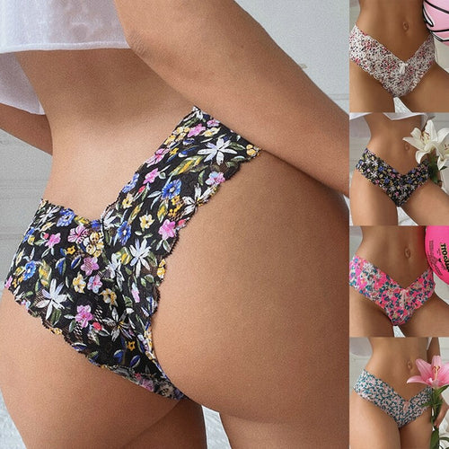 Women Sexy Panties Intimates Underwear Mid Waist Cotton Briefs Female Temptation Breathable Lingerie Ultra Thin Underpants