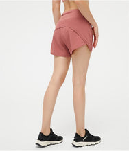 Load image into Gallery viewer, Women Shorts Back Zipper Pockeks Sports Shorts Running Short Linner Exercise Workout Training Shorts Free Shipping