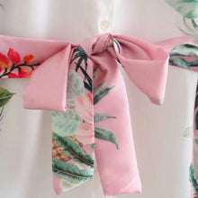 Load image into Gallery viewer, Women Spring Fashion Print With Belt Shirt Midi Dress 2021 Woman Elegant Robe Long Sleeve Button Casual Position floral Dresses