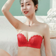 Load image into Gallery viewer, Women Strapless Bra Seamless Sexy Push Up Bra Invisible Lingerie Non-slip Bralette Top bh Comfort 1/2 Cup Underwear