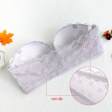 Load image into Gallery viewer, Women Strapless Bra Seamless Sexy Push Up Bra Invisible Lingerie Non-slip Bralette Top bh Comfort 1/2 Cup Underwear