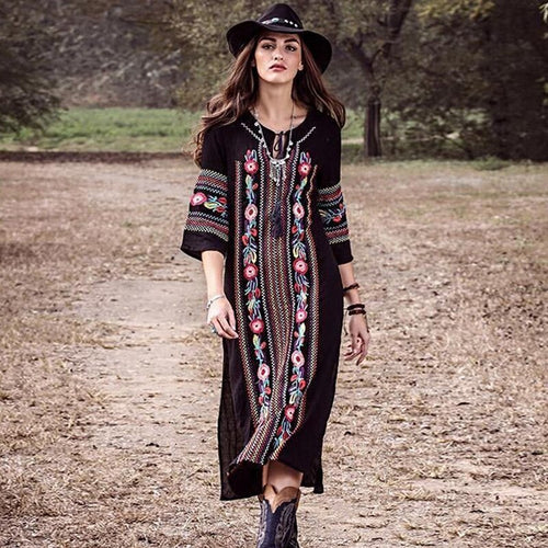 Women Summer Boho Beach Cover Ups Swimwear Feminino Embroidery Blouse Long  Floral Print Camisa Feminina 2021 Dress Outerwear