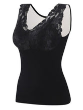 Load image into Gallery viewer, Women Thermal Underwear Comfortable Plush Bar Sexy Lace Vest Thermo Lingerie Female Bra With Breast Pad Seamless Shirt Warm Top