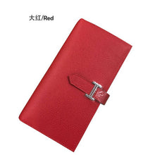 Load image into Gallery viewer, Women Wallet Genuine Leather Long Fashion Brand Purse Ladies Card Bag For Women 2021  Clutch Female Purse Money Clip Wallet