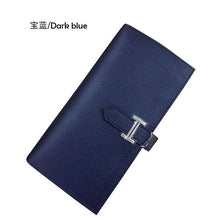 Load image into Gallery viewer, Women Wallet Genuine Leather Long Fashion Brand Purse Ladies Card Bag For Women 2021  Clutch Female Purse Money Clip Wallet