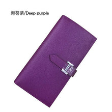 Load image into Gallery viewer, Women Wallet Genuine Leather Long Fashion Brand Purse Ladies Card Bag For Women 2021  Clutch Female Purse Money Clip Wallet