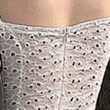 Load image into Gallery viewer, Women White Patchwork Ruffles Lace Hollow Out Dress New Square Neck Short Puff Sleeve Slim Fit Fashion Tide Summer 2021 Vestidos