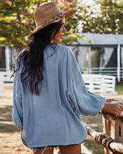 Load image into Gallery viewer, Women White Shirt 2021 Cotton Shirts Fashion Lapel Casual Solid Long Sleeve Shirts and Blouses Buttons Loose Top Autumn Blusas